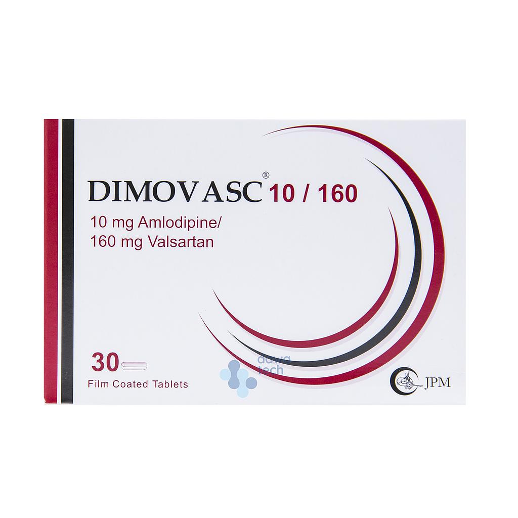 DIMOVASC 160/10 MG 30TAB