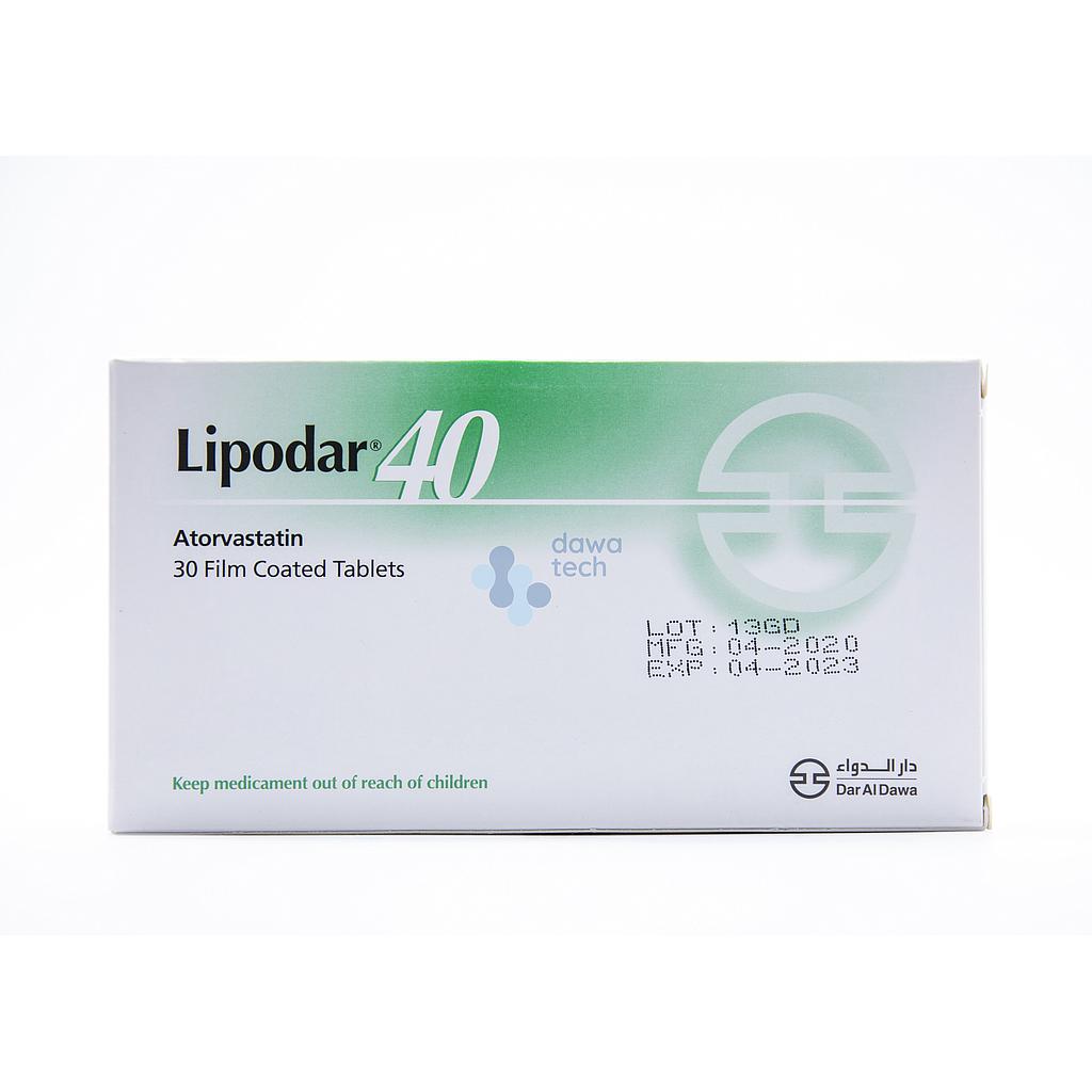 LIPODAR 40MG TAB