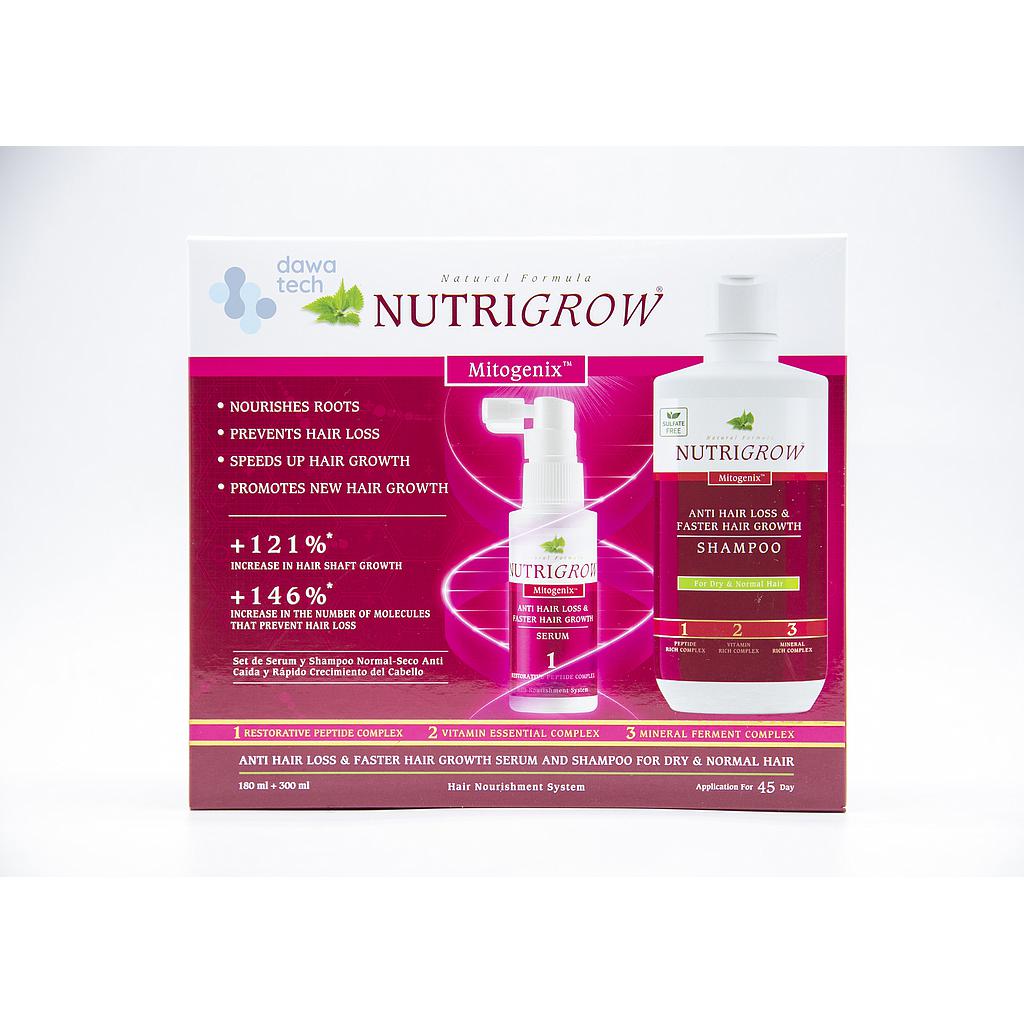 NUTRIGROW SERUM +SHAMPOO DRY\NOR HAIR